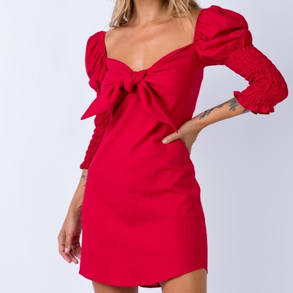 Princess Polly Dresses & Skirts - PRINCESS POLLY RED DRESS